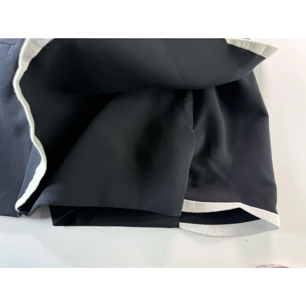 Anthropologie Maeve Scallop Skort US Size 10 Black New - Picture 7 of 12